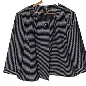 Talbots Black White Dot Women’s Short Jacket